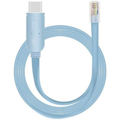 Кабель KS-is KS-537 Кабель-адаптер консольный USB-C RJ45
