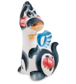 ГЛ- 893 Фигурка «Дракон» цв. (Гжельский фарфор)