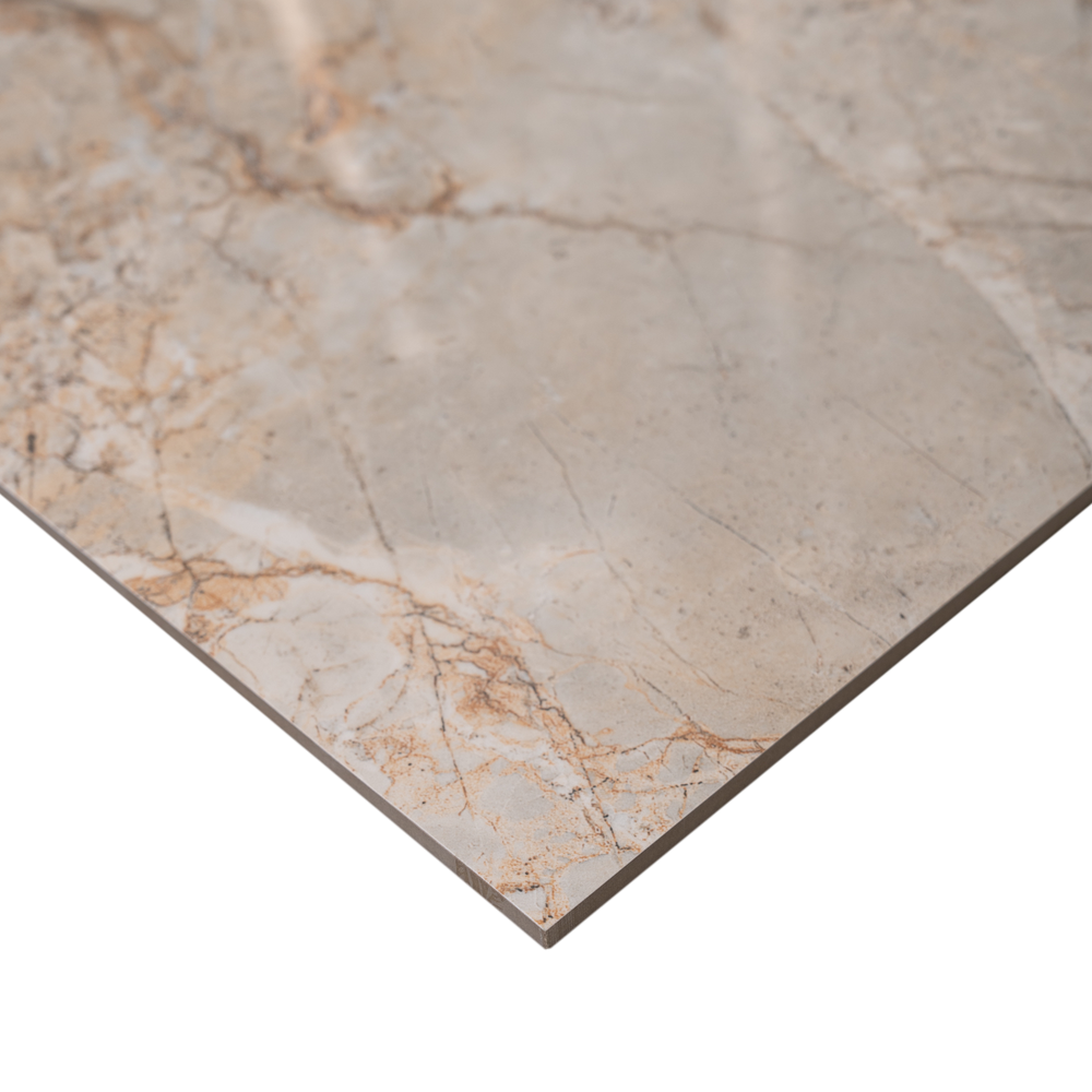 Керамогранит Leopard Marb silve 60x120 см 1.44 м² глянцевый цвет коричневый