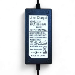 Зарядное устройство 21V 2A разъем 5.5x2.5мм для шуруповертов, Li-Ion аккумуляторов и электроотверток