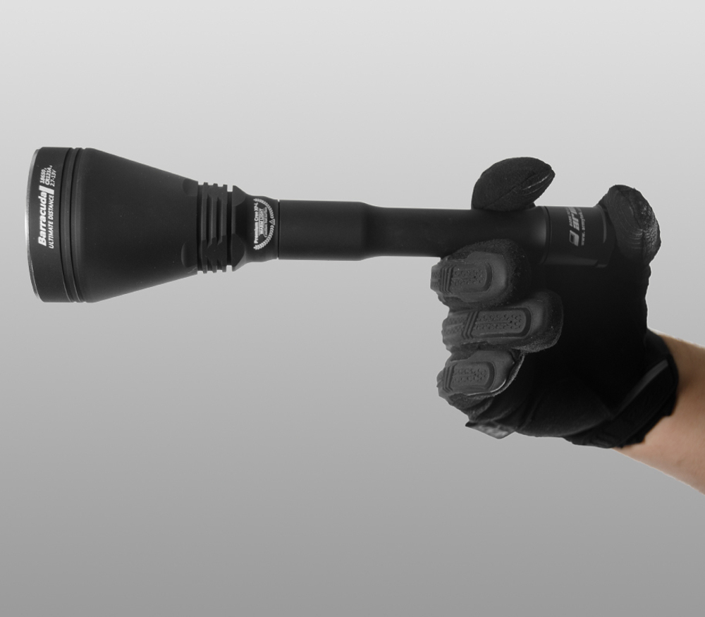 Фонарь светодиодный поисковой Armytek Barracuda v2, 1260 лм, теплый свет, аккумулятор