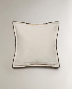 Zara Home наволочка декоративная из хлопка, серый, 45x45 см