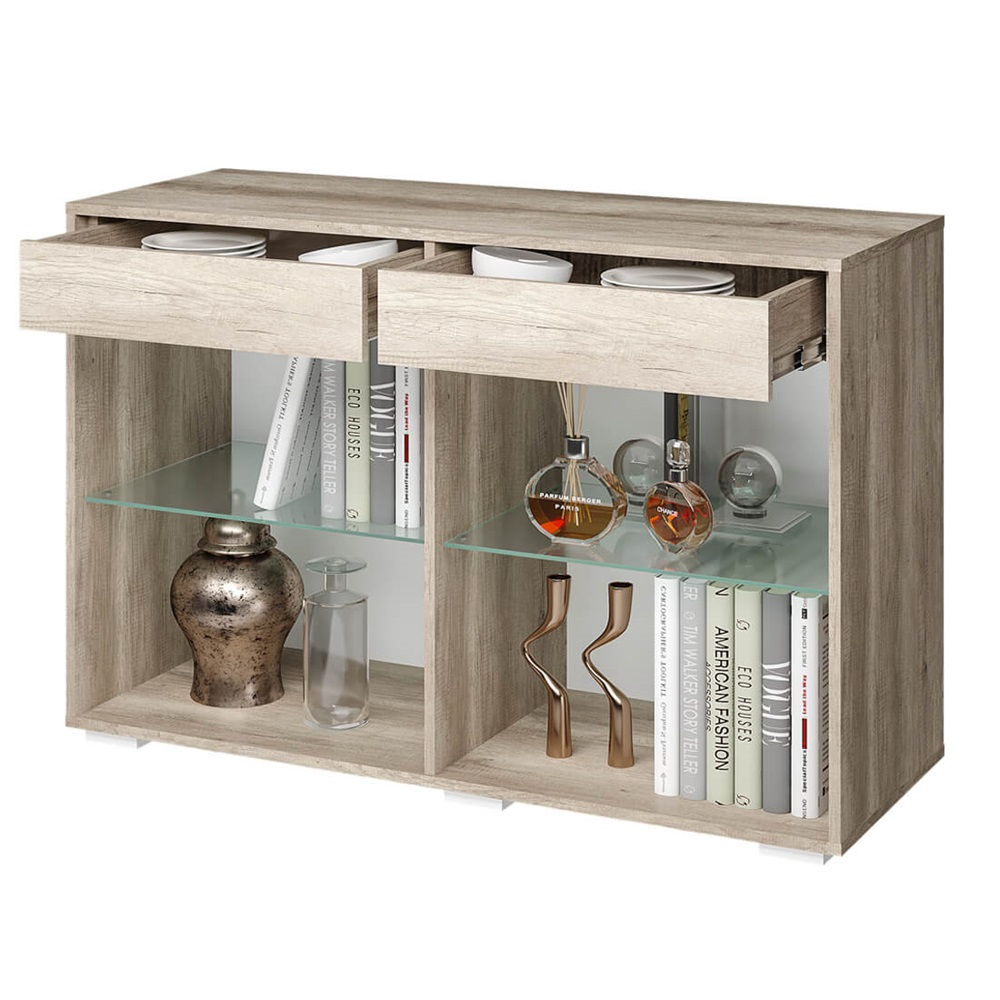 Комод Наоми КМ-10, Дуб каньон/Графит нубук