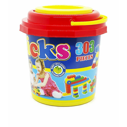 Конструктор Amin в ведре 303 детали