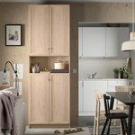 Стеллаж Билли 22 Дуб Сонома светлый 3025 80*30*237 см, кремовый   Фиеста