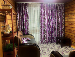 Портьера блекаут сиреневая