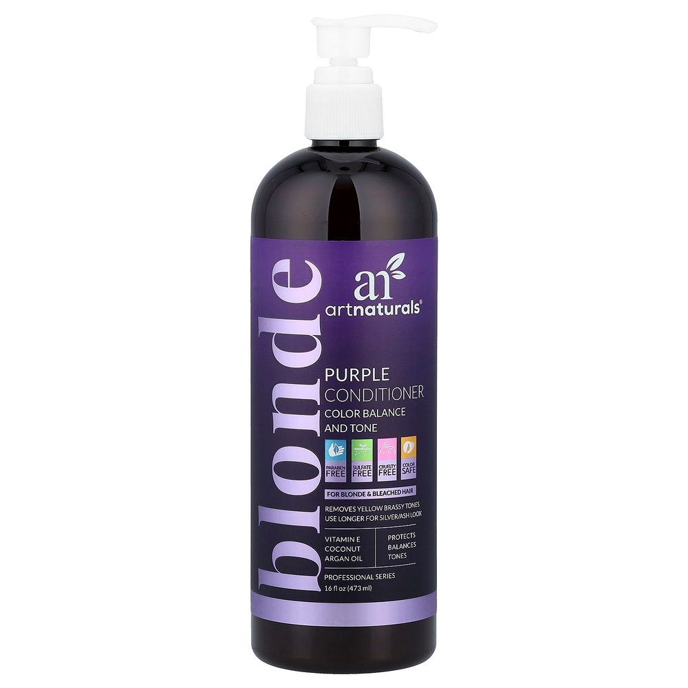 artnaturals, кондиционер для волос Blonde Purple, баланс цвета, 473 мл (16 жидк. унций)