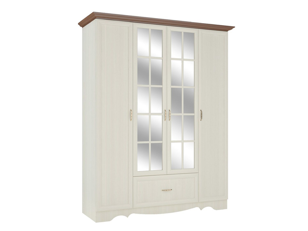 Латте 4 Шкаф четырехдверный Бодега Светлый / Орех Донской