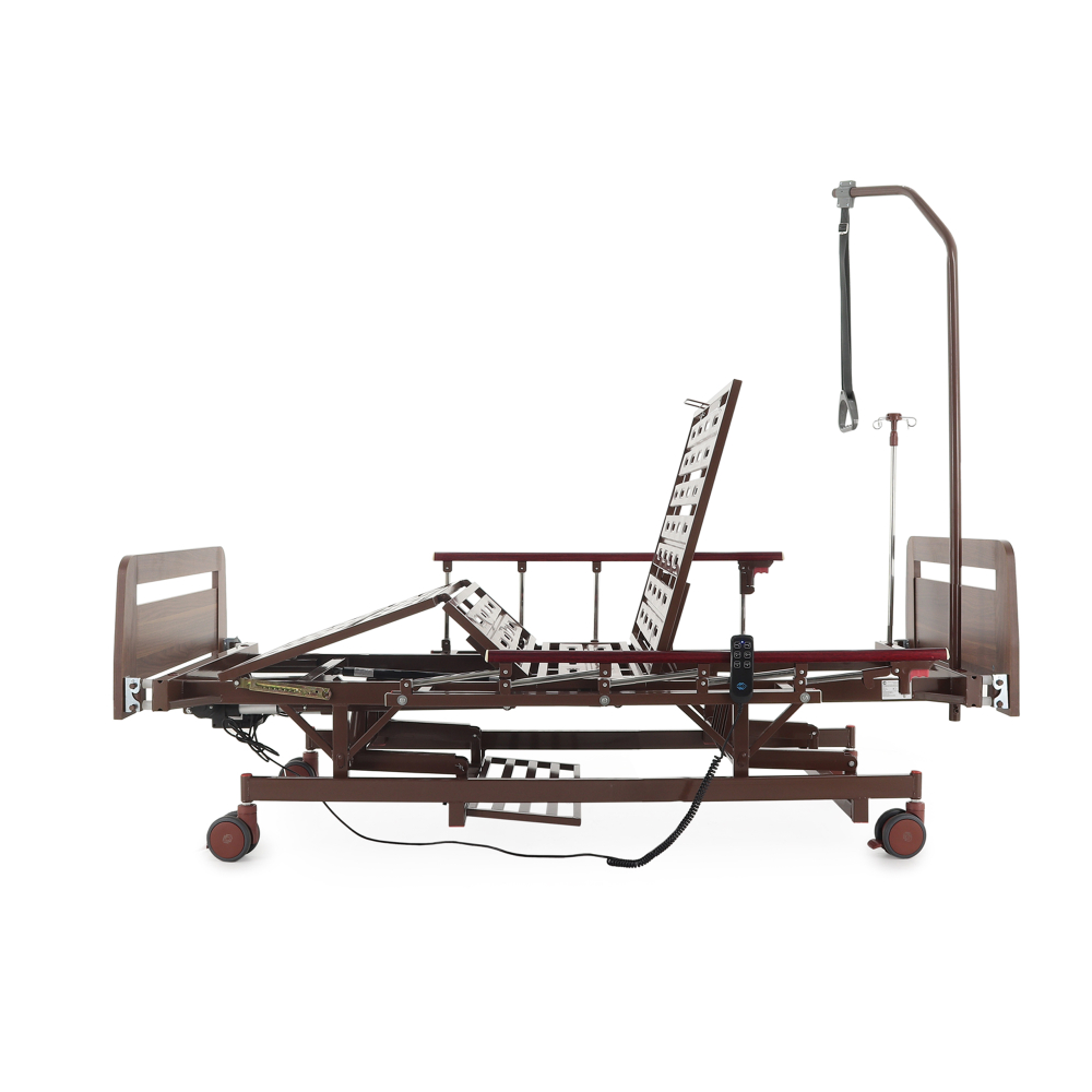Кровать электрическая Med-Mos DB-6 (ЛДСП венге) с аккумулятором и удлинением