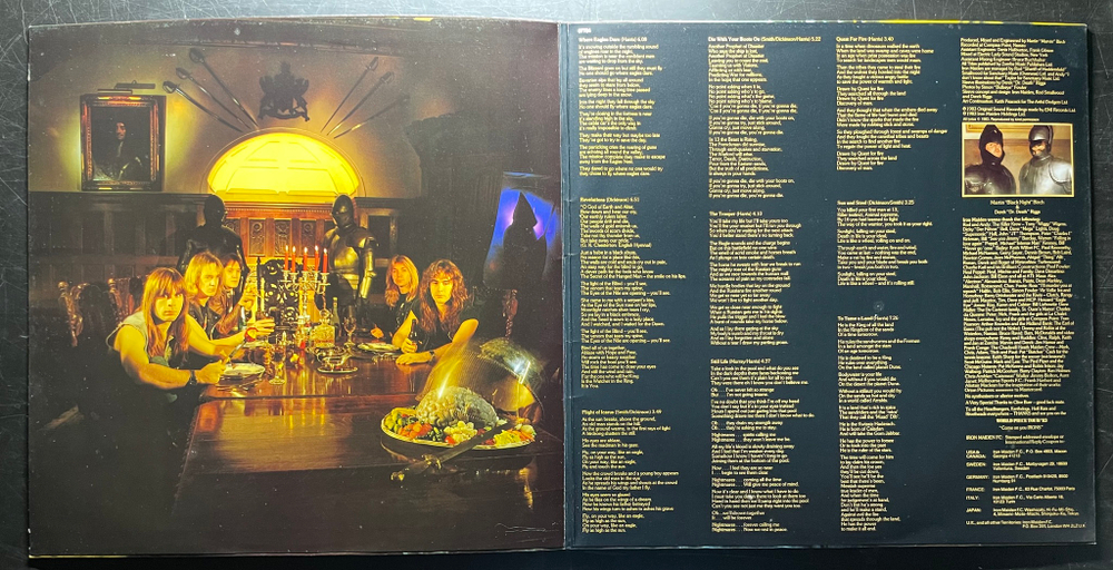 Iron Maiden ‎– Piece Of Mind (Европа 1983г.)