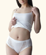 Трусики-слип с высокой линией талии Belle Cotton (Размер: M) (Цвет: черный)