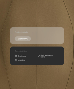 Oysho Топ с длинным рукавом Evermove, оливково-зеленый