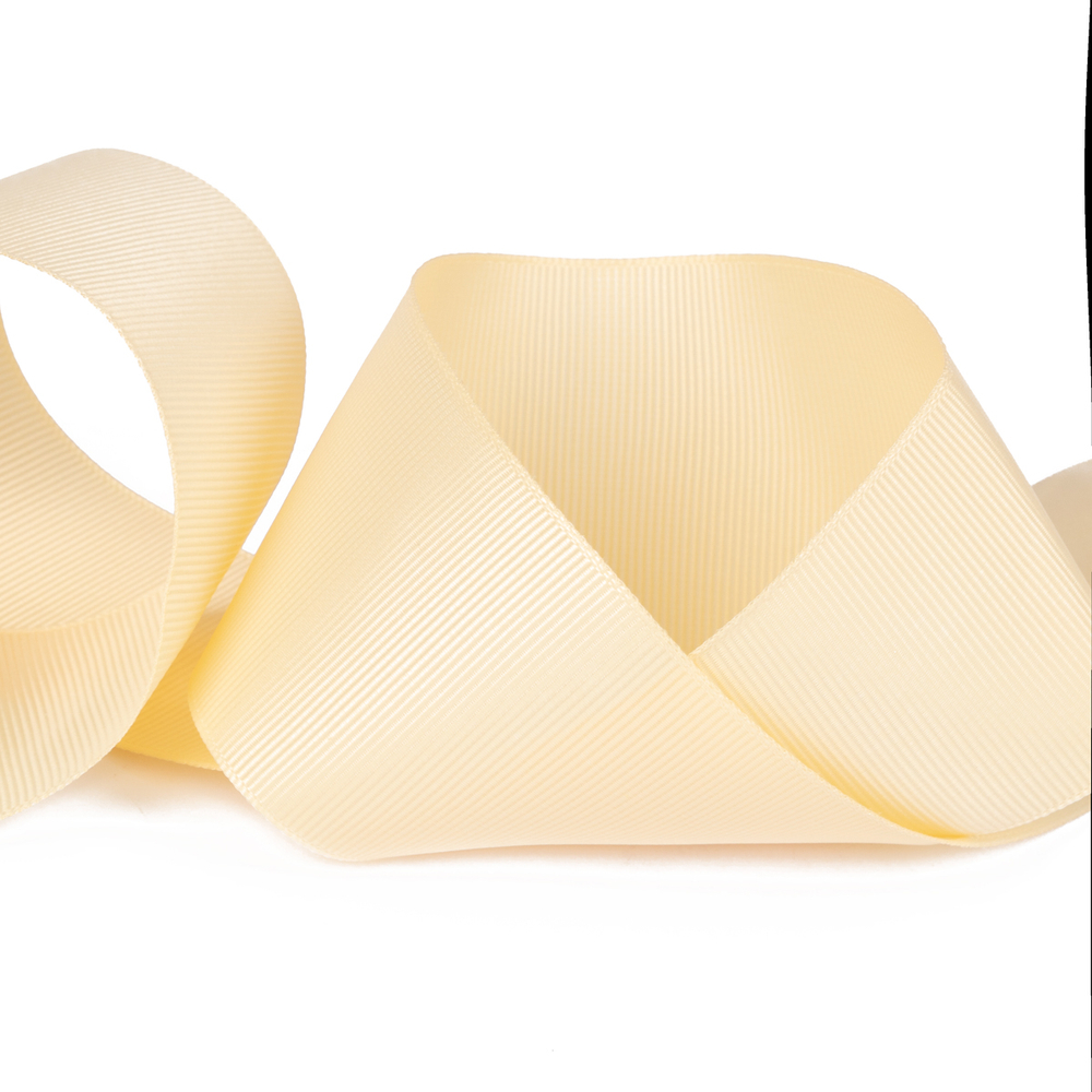 Репсовая лента GR-50 50 мм 2 " , №007 кремовый