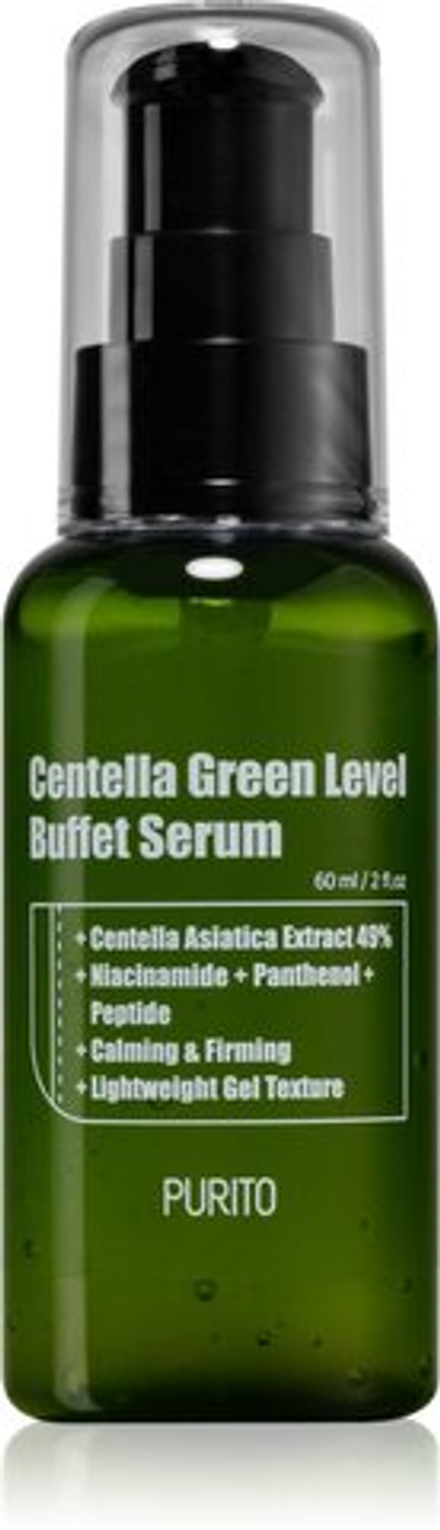 Purito Centella Green Level Buffet Serum - регенерирующая сыворотка, защищающая от внешних загрязнений /   60  ml  / GTIN 8809563100149