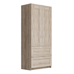 Шкаф СИРИУС комбинированный 2 двери и 2 ящика (сонома)