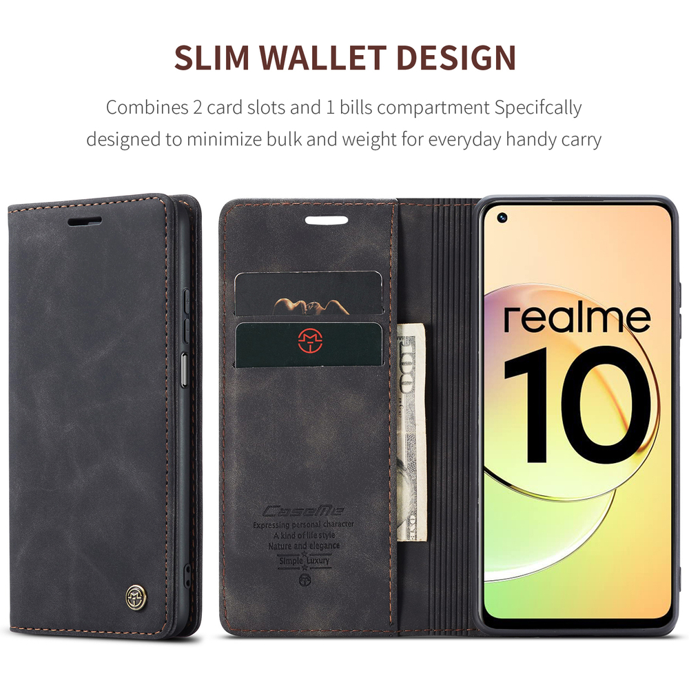 Чехол-книжка CaseMe Matte Realme 10