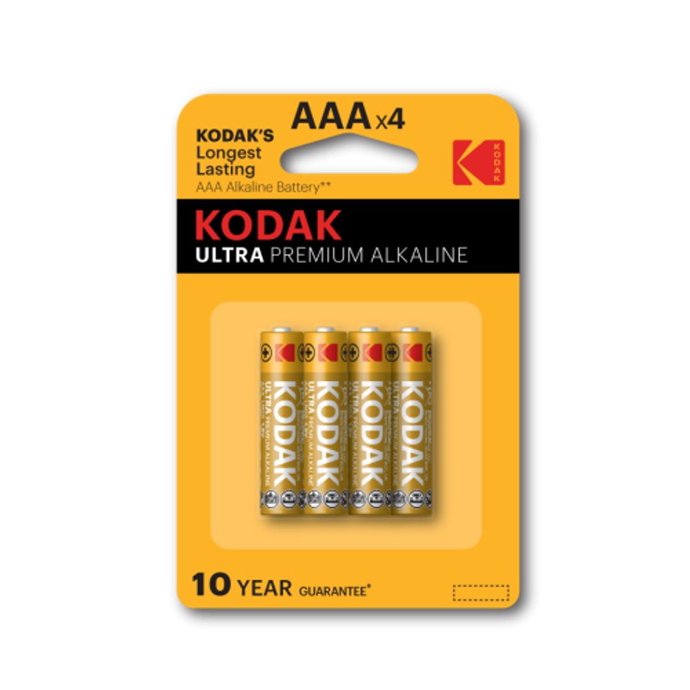 Батарейки Kodak LR03-4BL ULTRA PREMIUM Alkaline [ K3A-4 U] | Kodak
