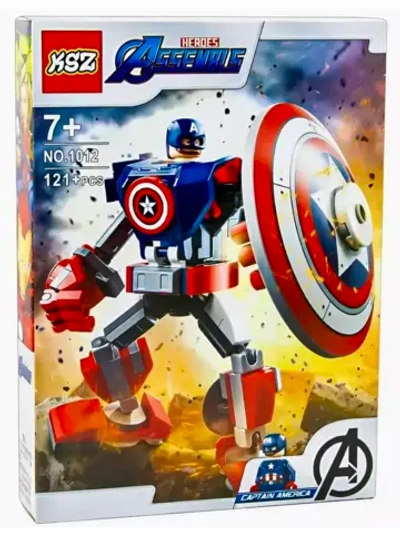 Конструктор Механическая броня Капитана Америки 121 деталь
