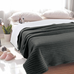 Плед 160х220 Sofi De MarkO Либерти темно-серый