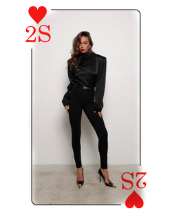 Брюки костюмные стрейч черные