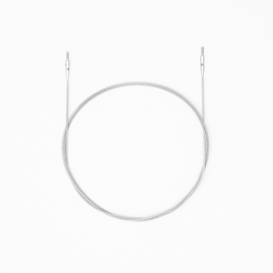 Тросик для съемных спиц Petite, заглушки 4шт, ключик 2шт, KnitPro