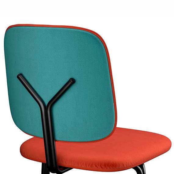 Стул Ror Y, темно-красный велюр