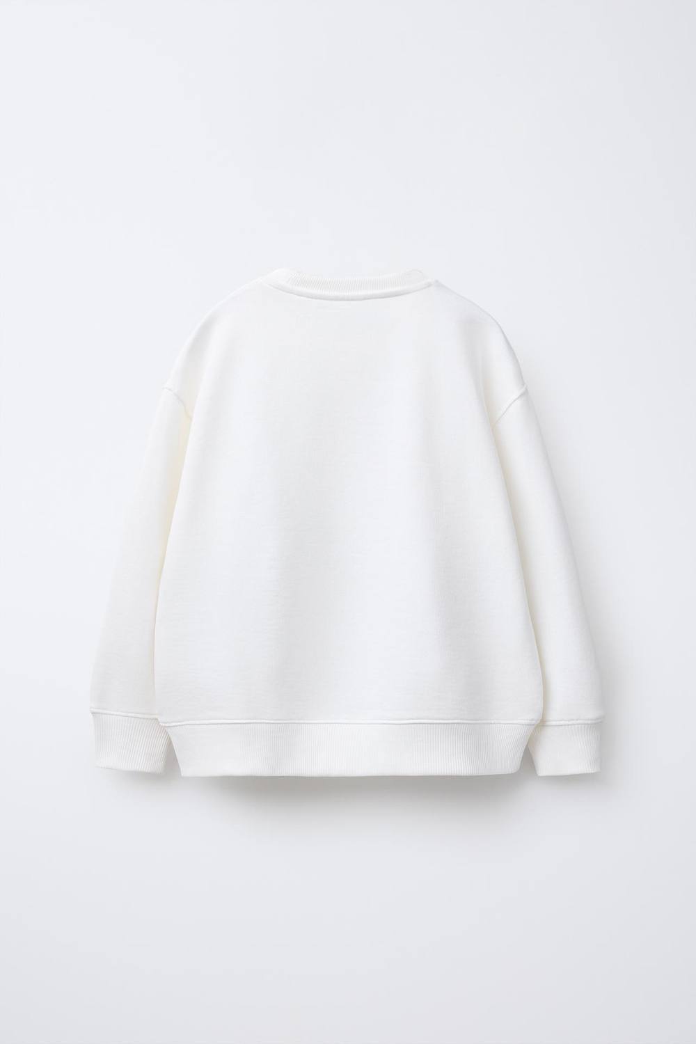 ZARA ХУДИ С РЕЛЬЕФНЫМ ПРИНТОМ «ГРАФФИТИ», ЭКРЮ