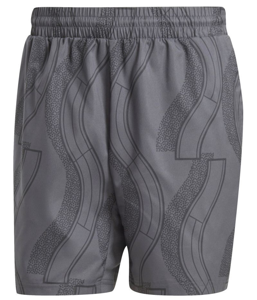 Мужские теннисные шорты Adidas Club Tennis Graphic Shorts - carbon/black