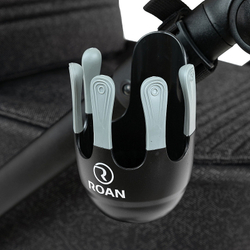 Детская коляска Roan Sol Vintage Luxury 2.0 2 в 1 PIX/55/D Pixel/Dark/Nickel/руч.Cappuccino