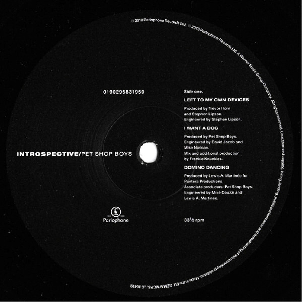 Pet Shop Boys / Introspective (LP)