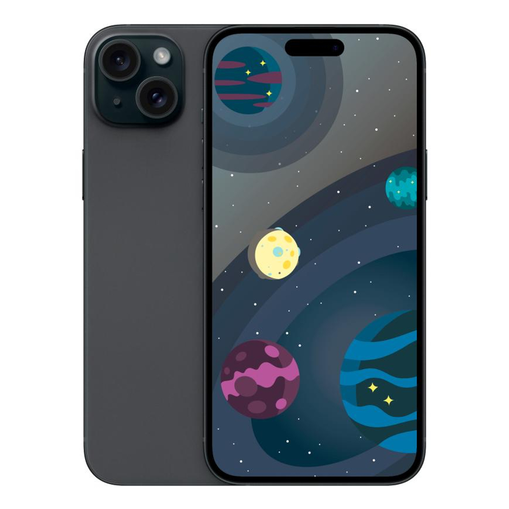 Смартфон Apple iPhone 15 Plus 128 ГБ (Чёрный | Black)