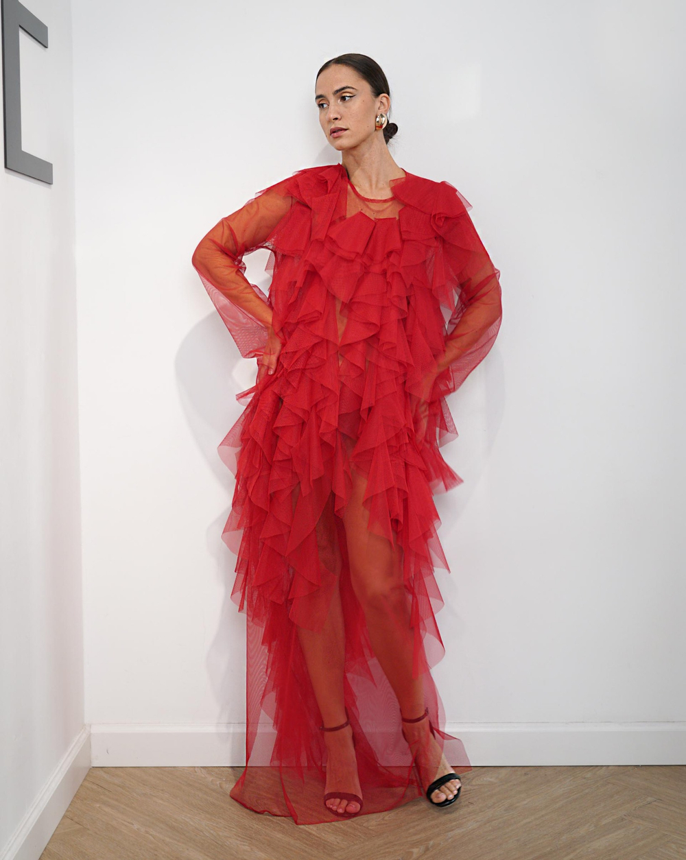 Rose red платье