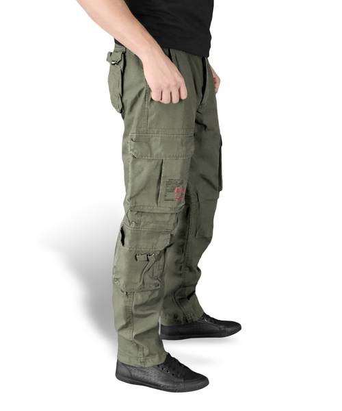 Штаны Surplus Airborne Vintage Slimmy (олива - olive)
