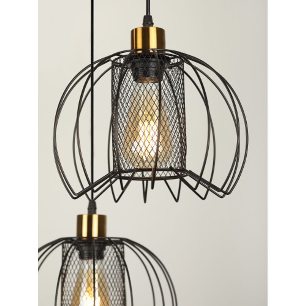 Светильник подвесной (подвес) Rivoli Adelaida 5108-203 3хЕ27 60 Вт лофт-кантри | Rivoli