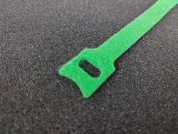 Стяжка для кабеля, липучка PL25 зеленая
