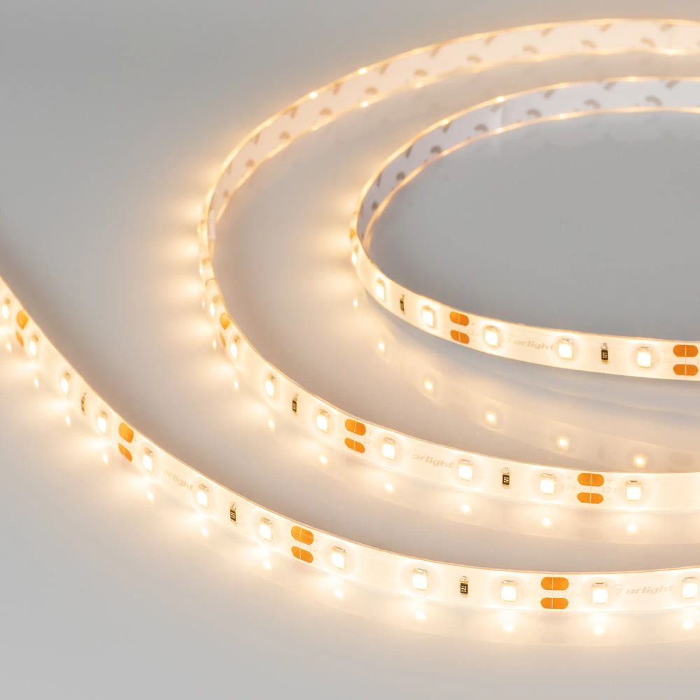 Светодиодная лента герметичная RTW-SE-A60-8mm 12V Warm3000 (7.2 W/m, IP65, 2835, 5m) (Arlight, -) 020519(2)