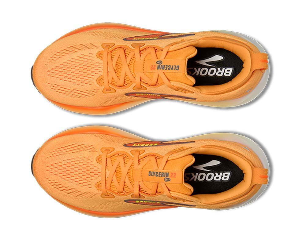 Кроссовки для бега мужские Brooks Glycerin 22 M Оранжевые