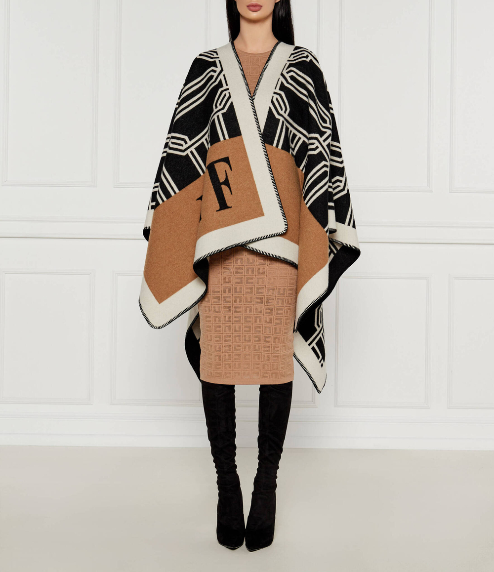 Пончо Elisabetta Franchi - черный(MT02F47E2)