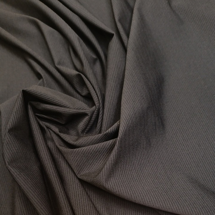 Микрофибра матовая, в тонкую блестящую полосочку, черный