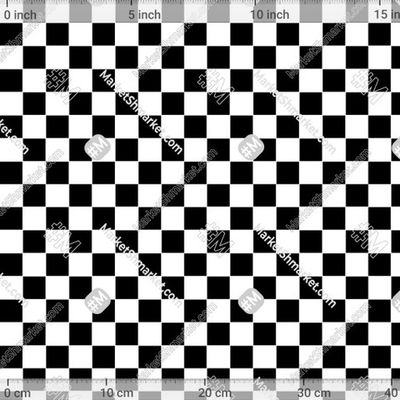 Модная шахматная черно-белая клетка by Olvikcha 345 DPI