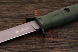 Нож тактический Kizlyar Supreme Vector, клинок 160мм, сталь 420НС, рукоять кратон оливковый