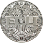 НИДЕРЛАНДЫ, 1990, 2,5 ЭКЮ [МОНЕТОВИДНЫЙ ЖЕТОН]