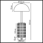 5452/5TLA ODL_EX Настольная лампа  LED*5W 3000K L-VISION LULU