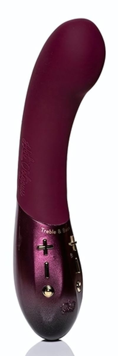 Фиолетовый вибратор Kurve с двумя моторами - 19,4 см. (Цвет: фиолетовый)