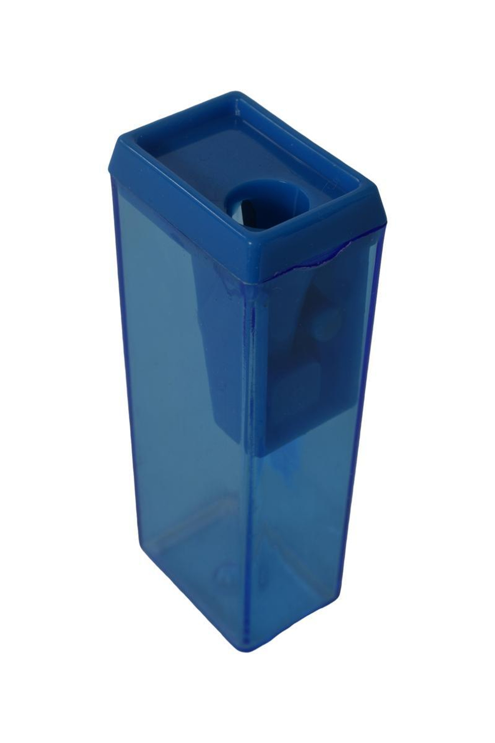 Точилка с контейнером, 1отверстие, 4цвета микс, 6*2, 5*1, 8см