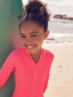 Купальник слитный на молнии для девочки Next E76-820, Ярко-розовый