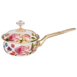 КОВШ LEFARD ЭМАЛИРОВАННЫЙ, СЕРИЯ ВИНТАЖ ДЛИНА=31 СМ. ДИАМЕТР=14 СМ. 0,9Л (КОР=4ШТ.)