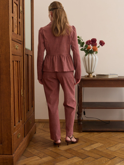 Жакет вельвет укороченный