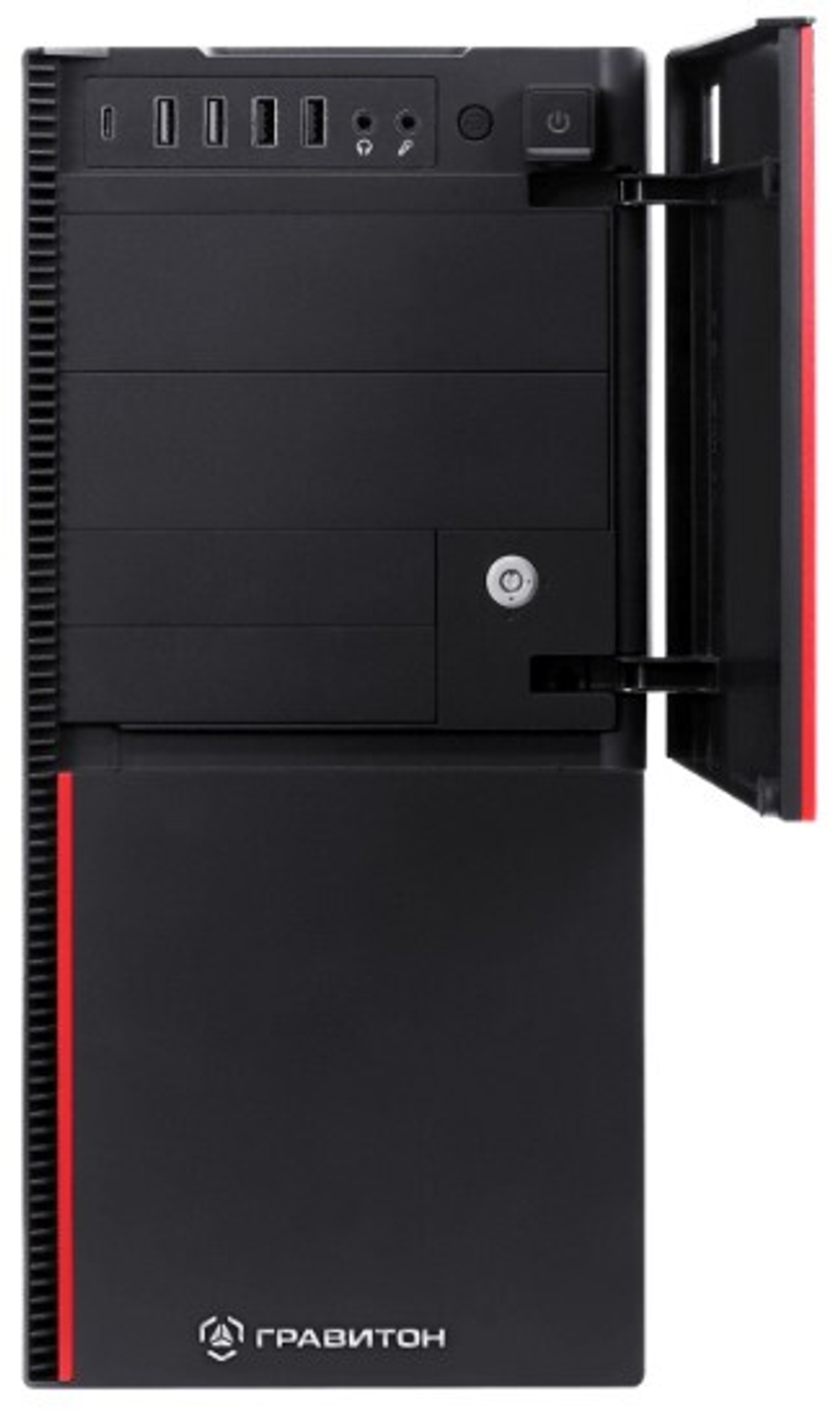 Системный блок Гравитон Д50А_153710 AMD Ryzen 5, 8 ГБ, 256 Гб, AMD Radeon Graphics,  ОС Не установлена