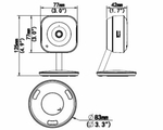 LTV-1CNC20-F28-W IP-Видеокамера кубик, 2мп, wi-fi LS734452 (LTV)